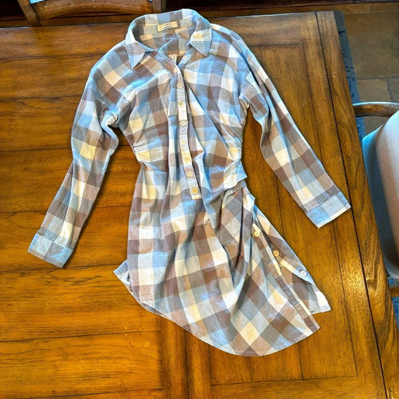 Atoir The Vision Dress in Air Force Blue Check, size 6, Contemporary Chic Retro - Picture 5 of 16